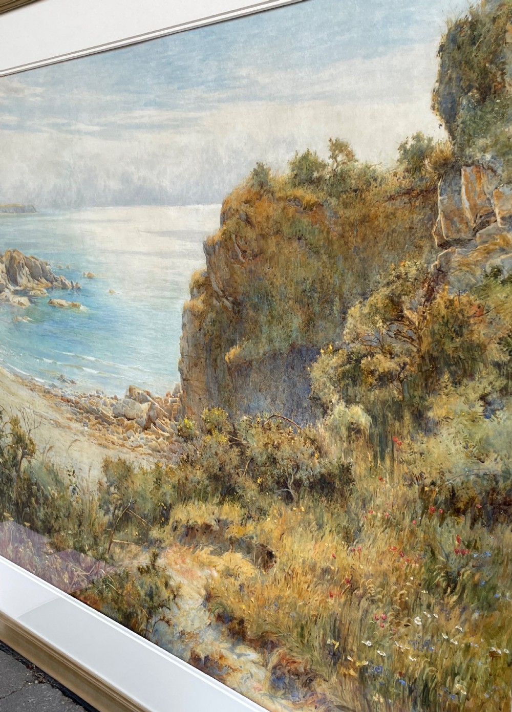 Joseph Harold Swanwick (1866 - 1929), Watercolour, Isle of Man View VIII