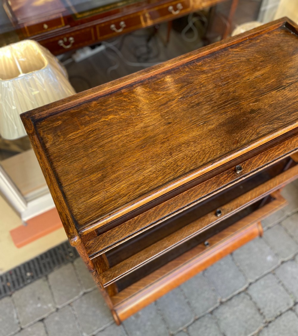 Oak Stacking Globe Wernicke Style Bookcase by Gunn View VIII