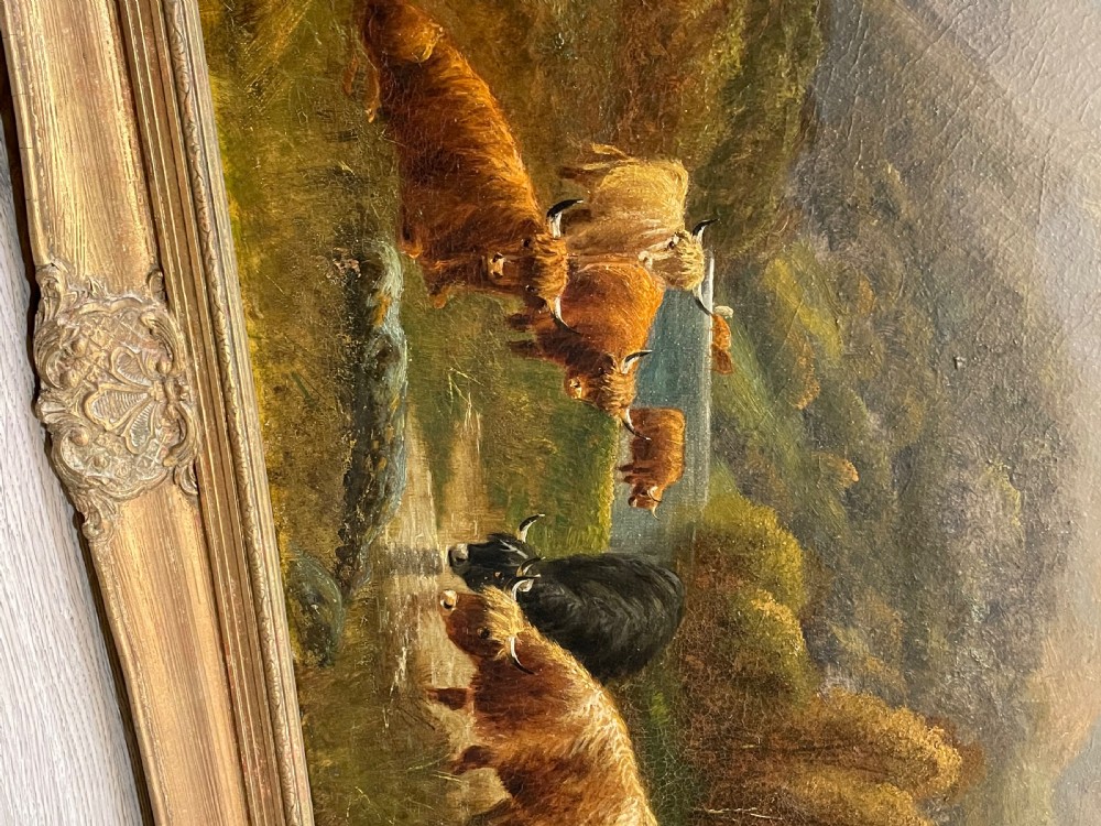 Highland Cattle Painting by Daniel Sherrin View IV