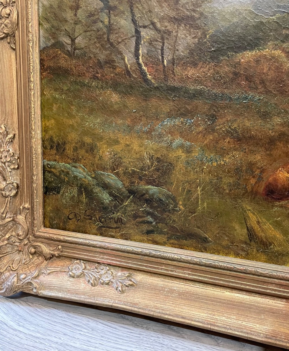 Highland Cattle Painting by Daniel Sherrin View V