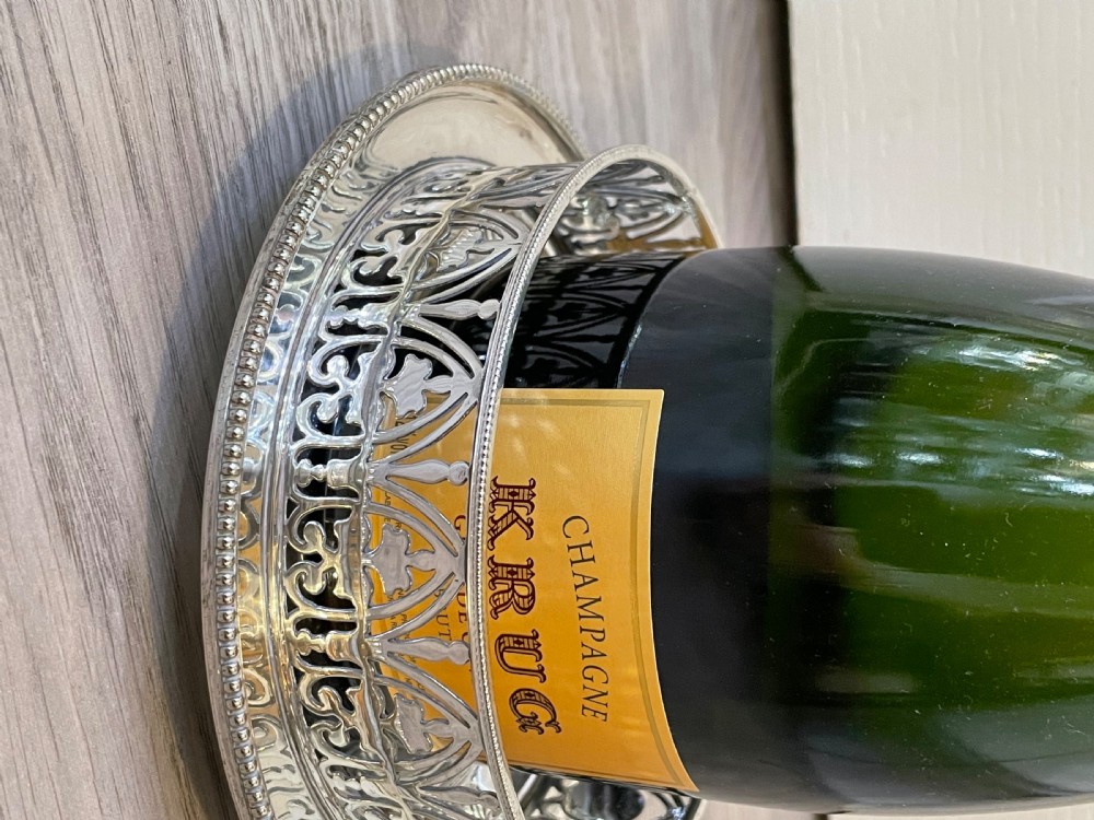 Quality Victorian Silver Plated Wine Champagne Coaster by Elkington View V
