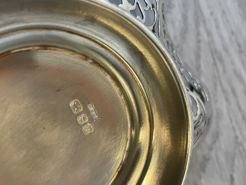 Pretty Solid Silver Bon Bon Dish  View VI