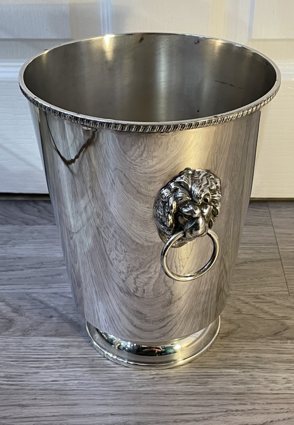Large Silver Plated Ice Champagne Bucket by Harrods View II
