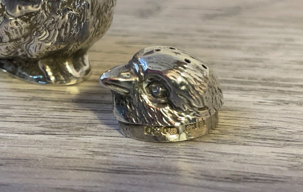 Edwardian Silver Chick Pepperette by Sampson Mordan View IV