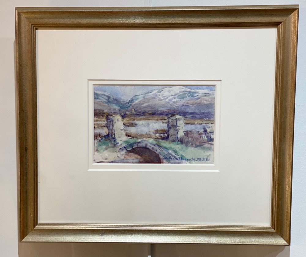 Watercolour of the Isle of Man by William Hoggatt