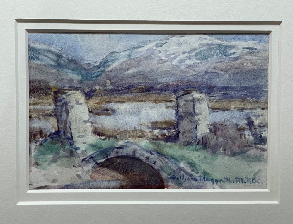 Watercolour of the Isle of Man by William Hoggatt View III
