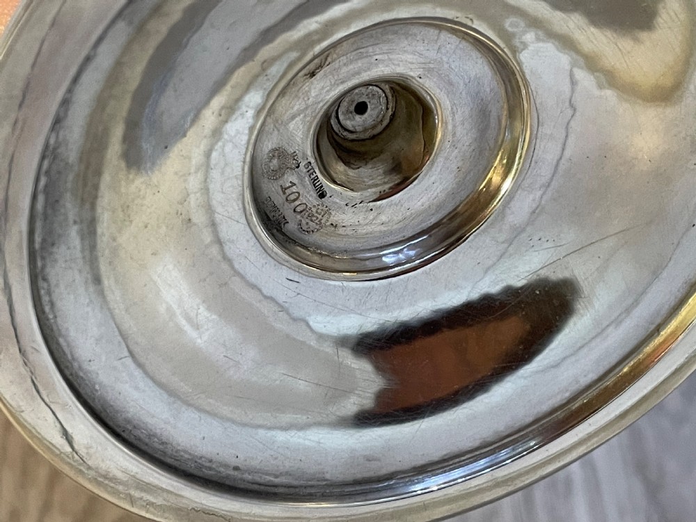 Extremely Rare Georg Jensen Silver Tazza  View VI