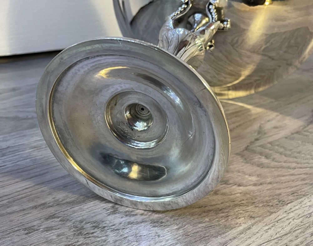 Extremely Rare Georg Jensen Silver Tazza  View VIII