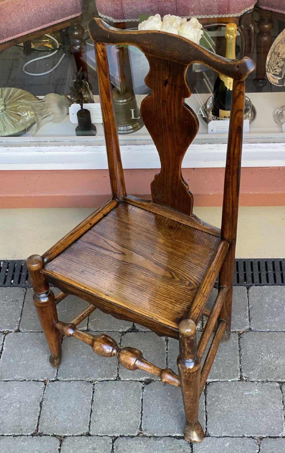 George III Elm Side Chair 