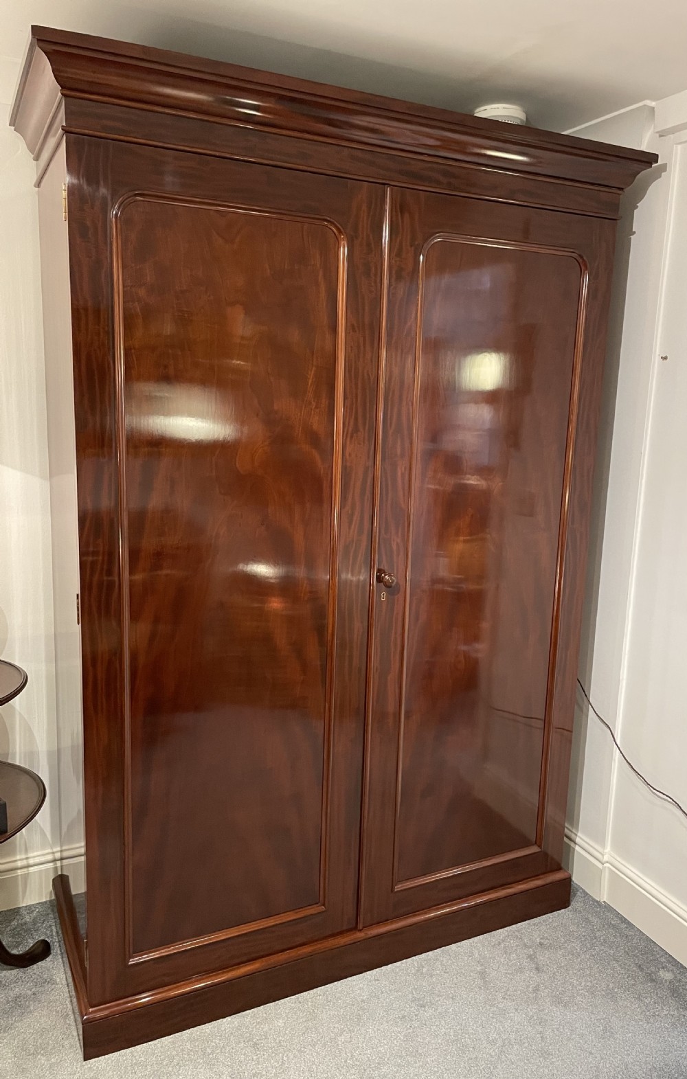 Quality Victorian Mahogany Wardrobe by Heal & Sons
