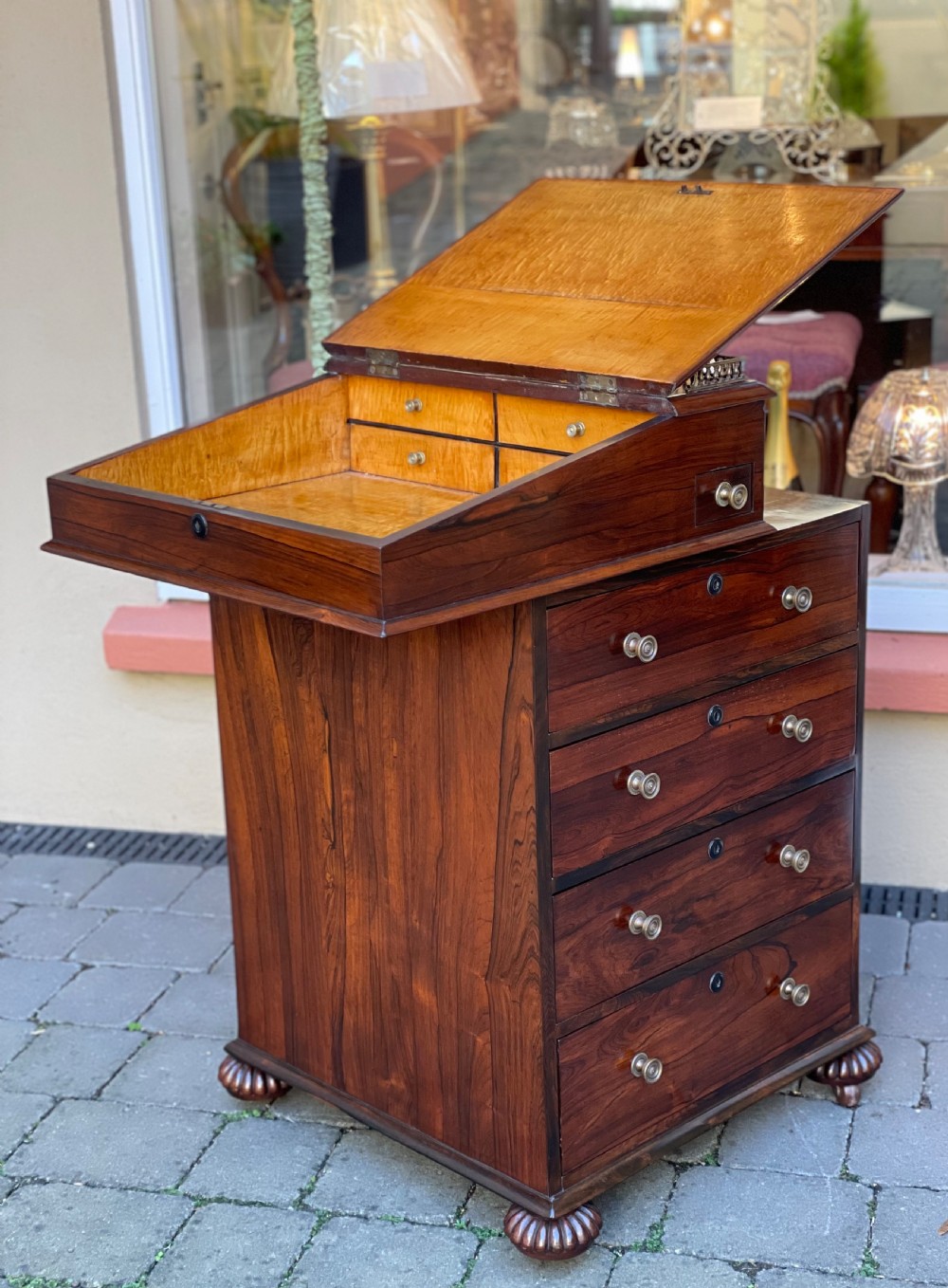 Super Quality Regency Rosewood Davenport Desk View X