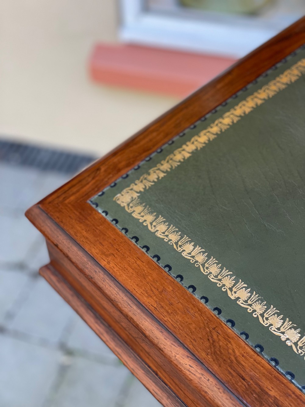 Super Quality Regency Rosewood Davenport Desk View XII