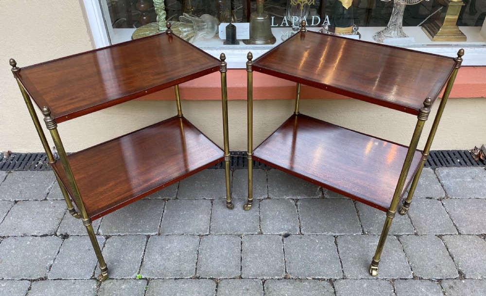Quality Pair of Regency Style Etageres