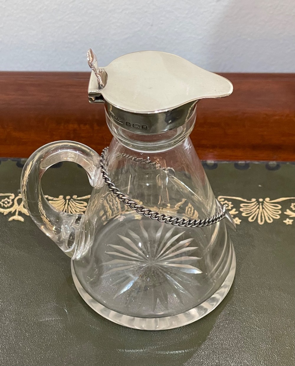 George V Silver Topped Whisky Noggin, Hallmarked Birmingham 1932 View III