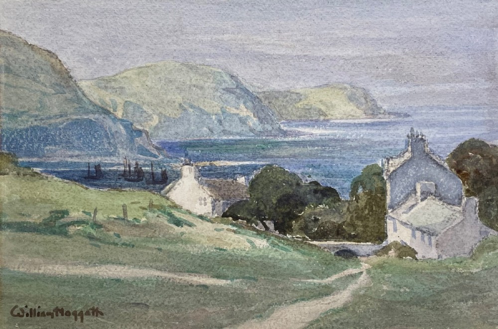 William Hoggatt (1879-1961) Watercolour, Isle of Man View III