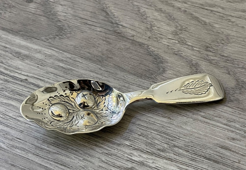 William IV Silver Caddy Spoon View II