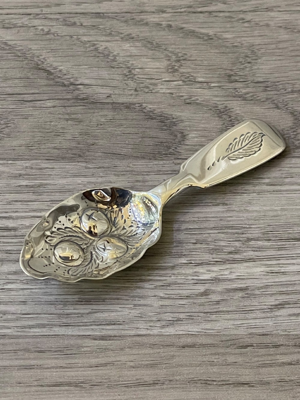 William IV Silver Caddy Spoon