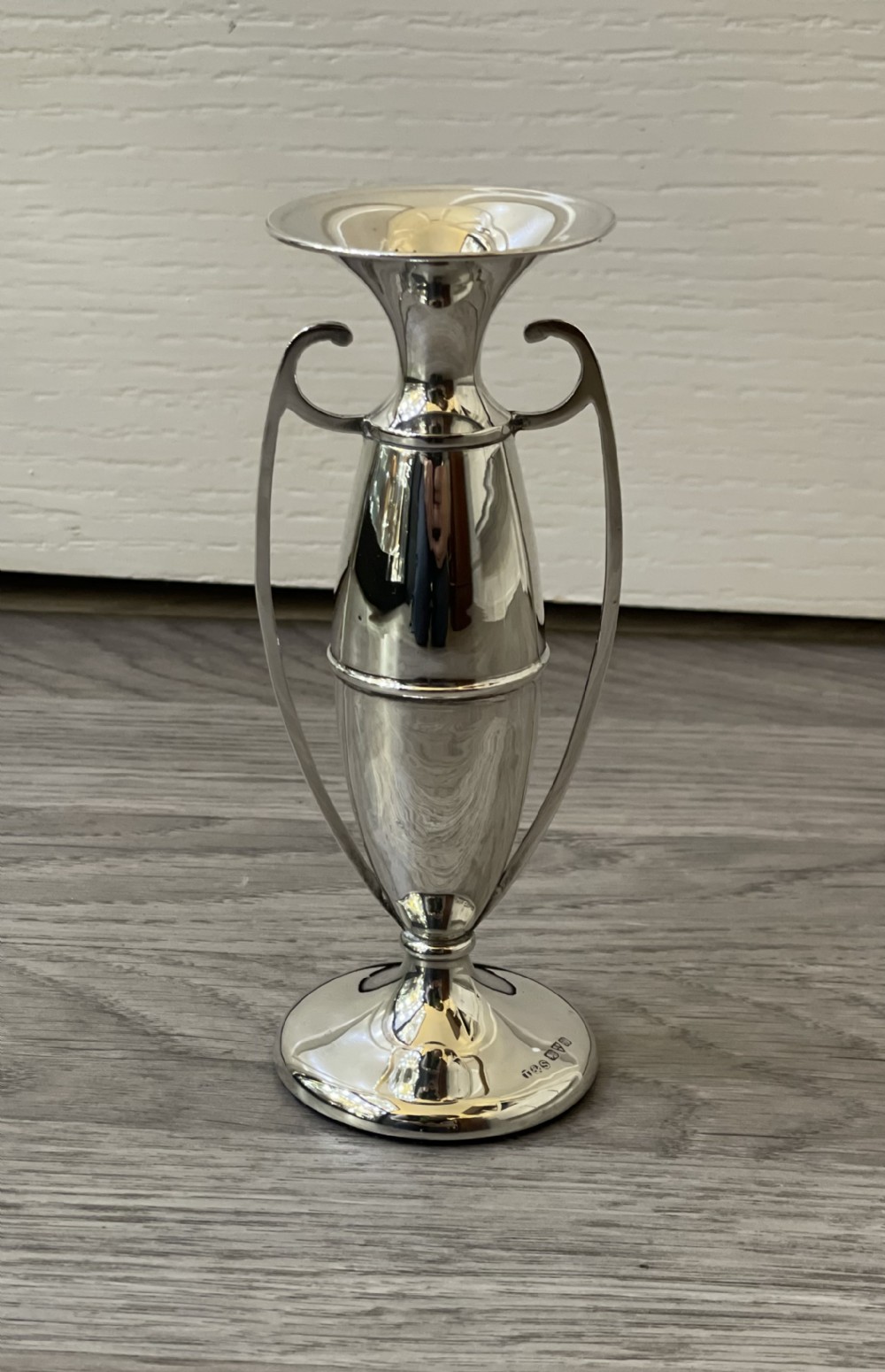 Edwardian Silver Posy Vase, Chester