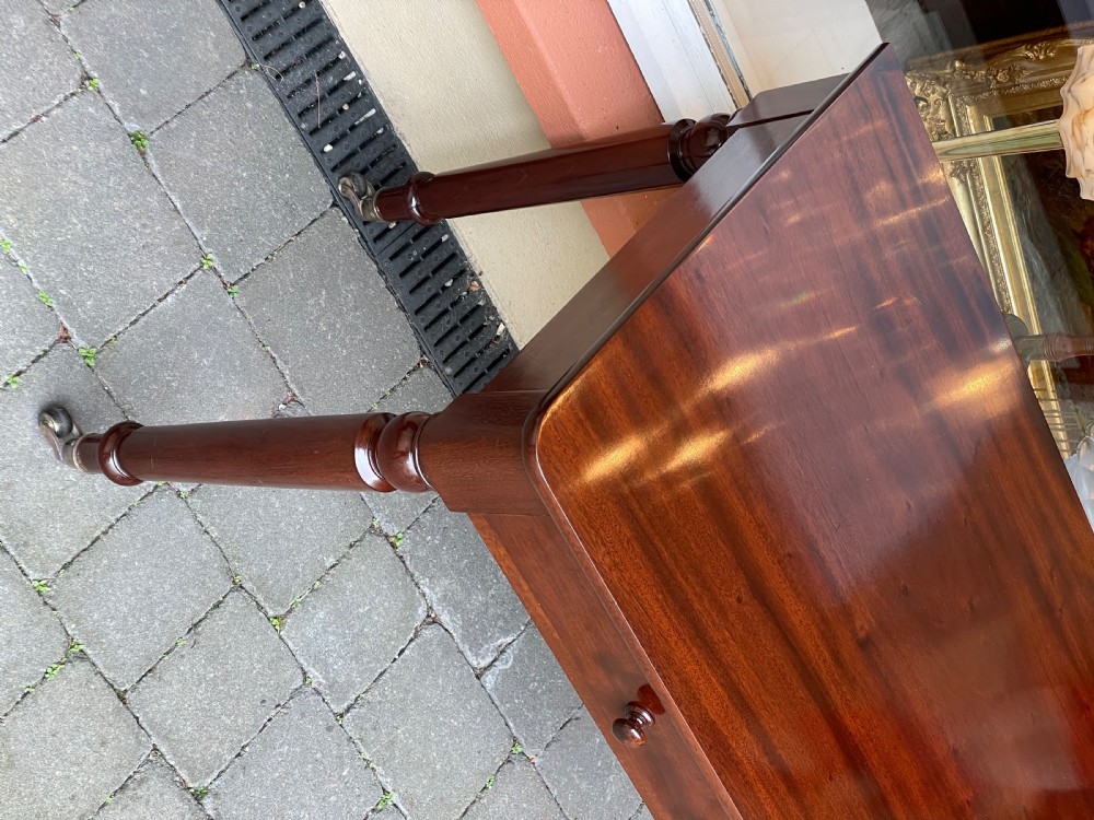 Victorian Mahogany Side Writing Table by Holland & Sons View III