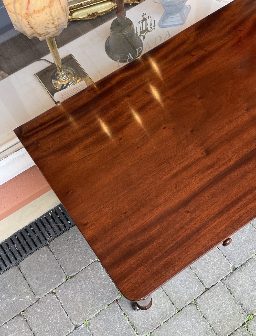 Victorian Mahogany Side Writing Table by Holland & Sons View V