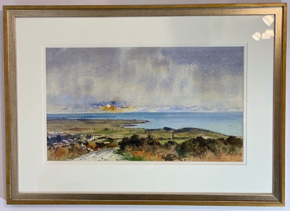 John Hobson Nicholson, watercolour, Isle of Man