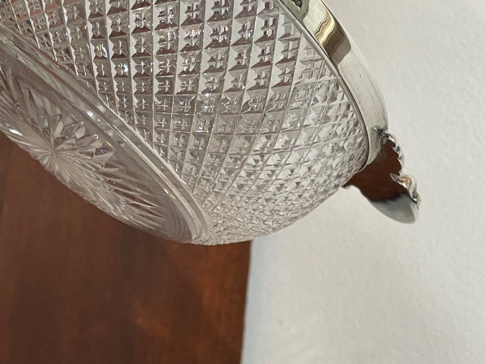 Quality Victorian Silver Mounted Bowl, 1896 View VI