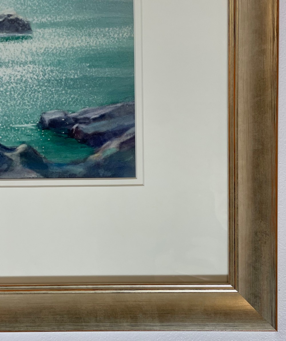 William Hoggatt Watercolour, Isle of Man View III