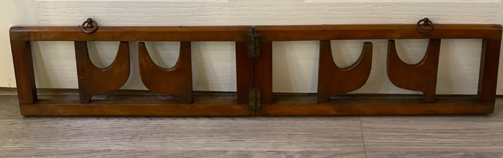 Early 20th Century Campaign Clothes Coat Rack View V