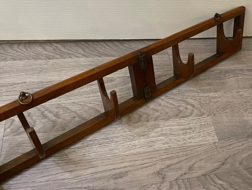 Early 20th Century Campaign Clothes Coat Rack View VI