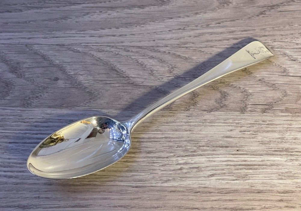 George III Silver Table Serving Spoon