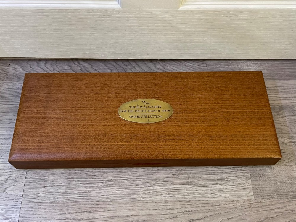 RSPB Solid Silver Spoon Collection In Fitted Case View II