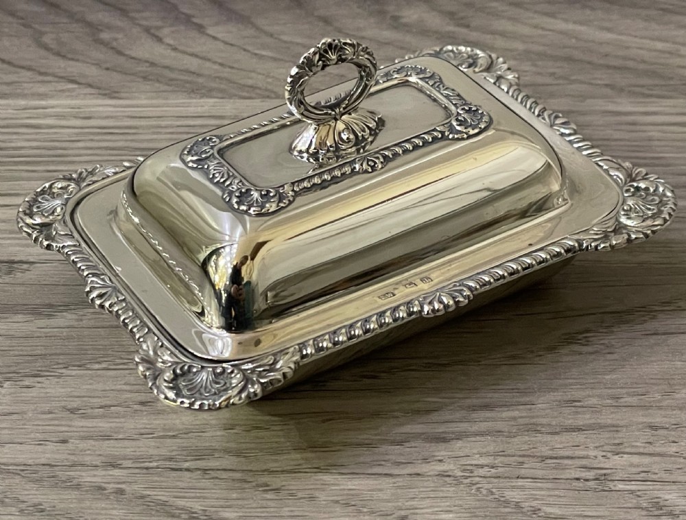Novelty Silver Miniature Taureen Entree Dish & Cover View III