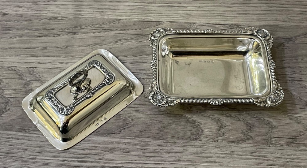 Novelty Silver Miniature Taureen Entree Dish & Cover View IV