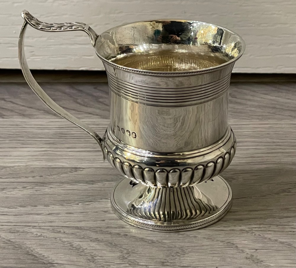 George III Solid Silver Christening Mug Cup View II