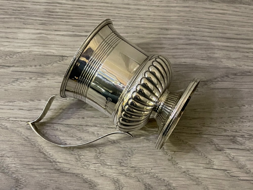 George III Solid Silver Christening Mug Cup View V