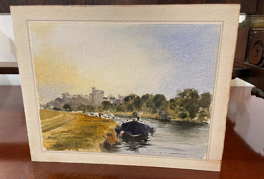 John Hobson Nicholson Watercolour, Isle of Man Artist