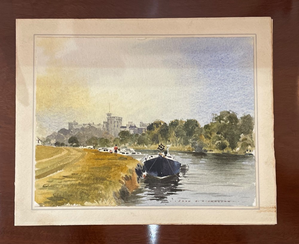 John Hobson Nicholson Watercolour, Isle of Man Artist View V