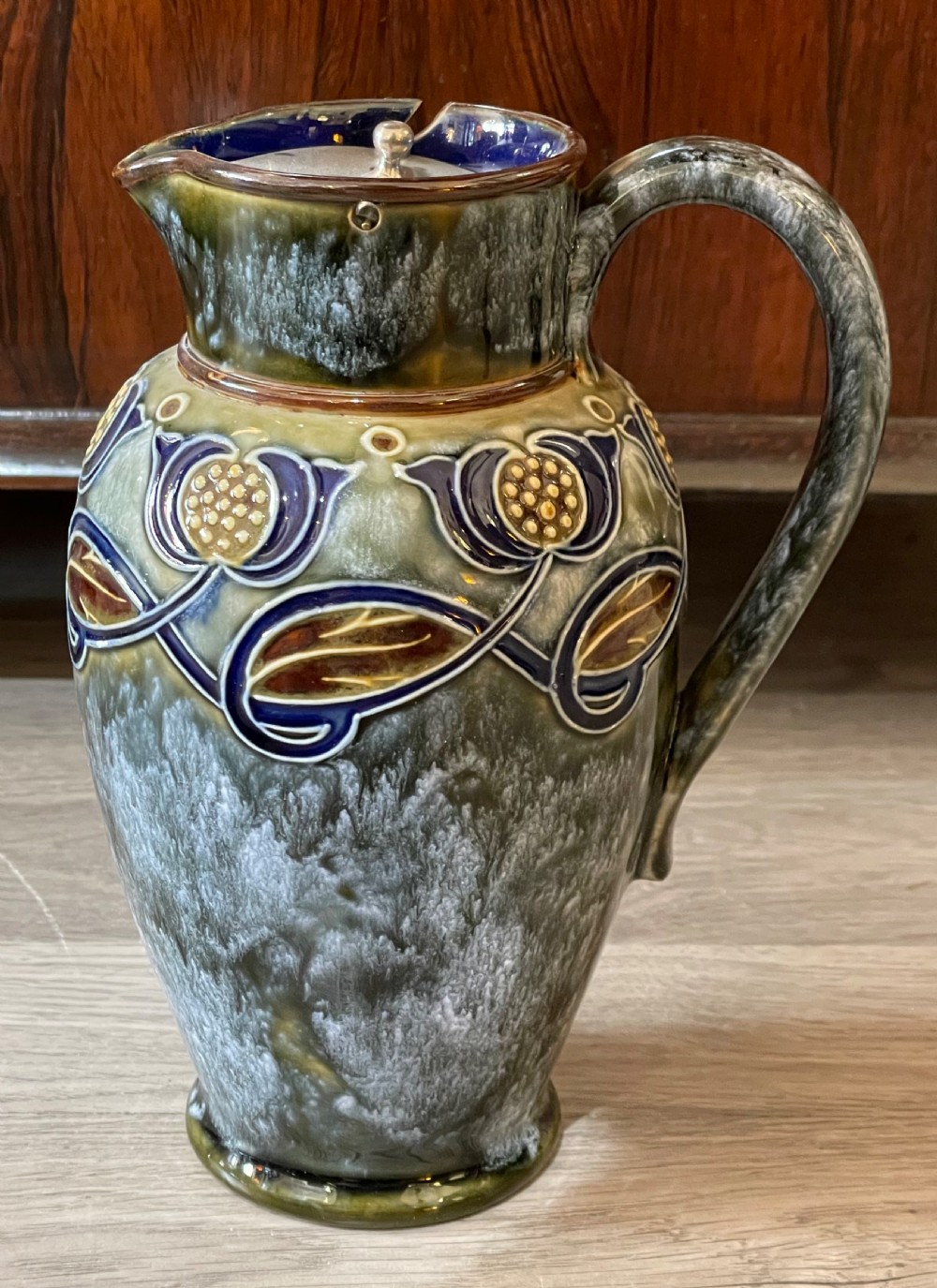 Royal Doulton Stoneware Four Piece Tea Set, Art Nouveau  View VI