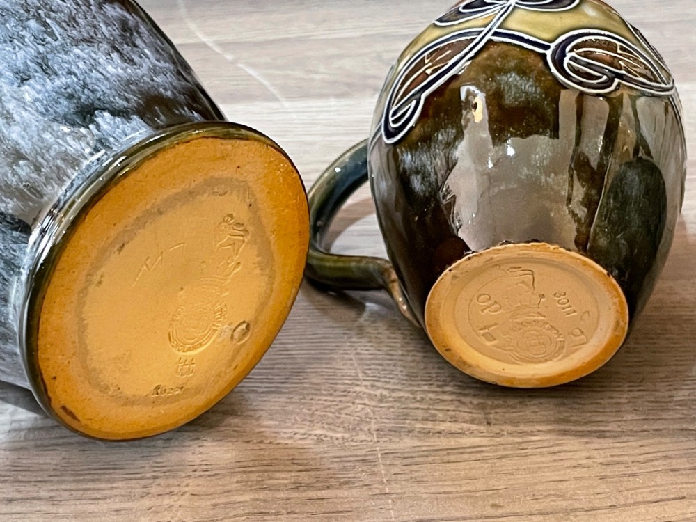 Royal Doulton Stoneware Four Piece Tea Set, Art Nouveau  View XI