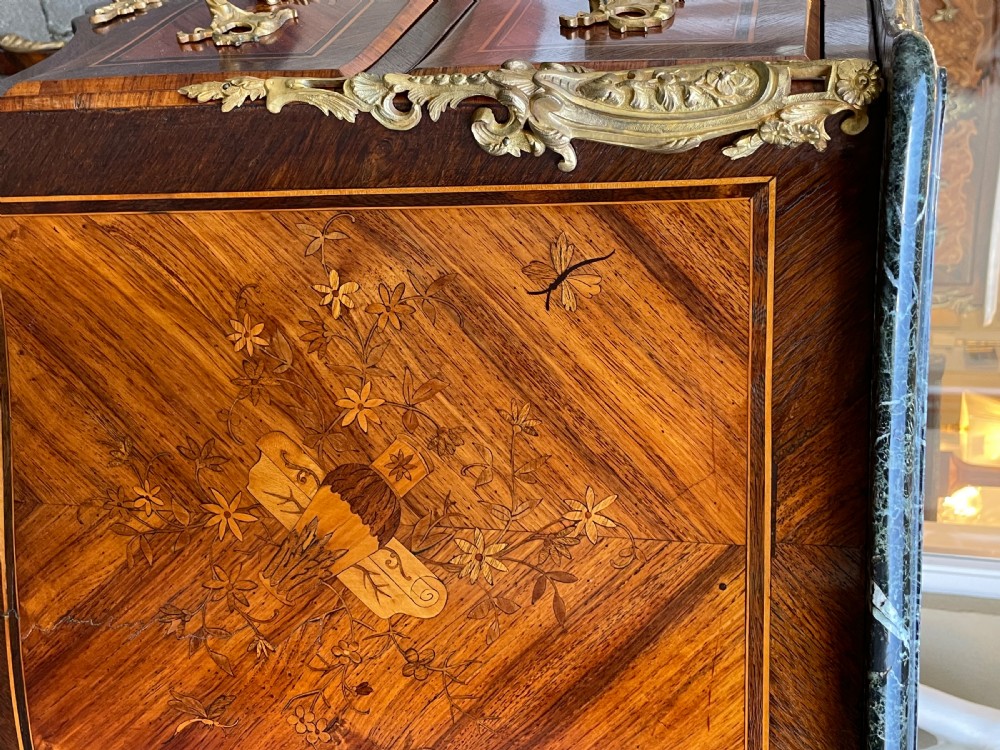 Nineteenth Century French Marble Top Commode View XI