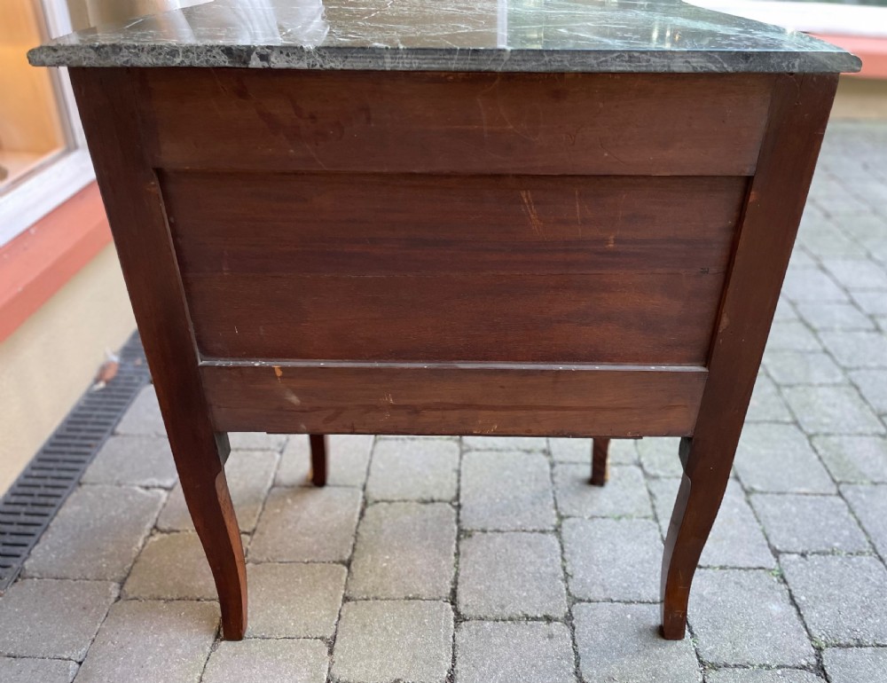 Nineteenth Century French Marble Top Commode View XIII