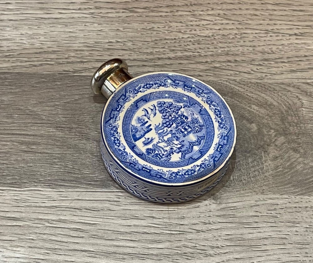 Victorian Silver Scent Perfume Bottle By Sampson Mordan
