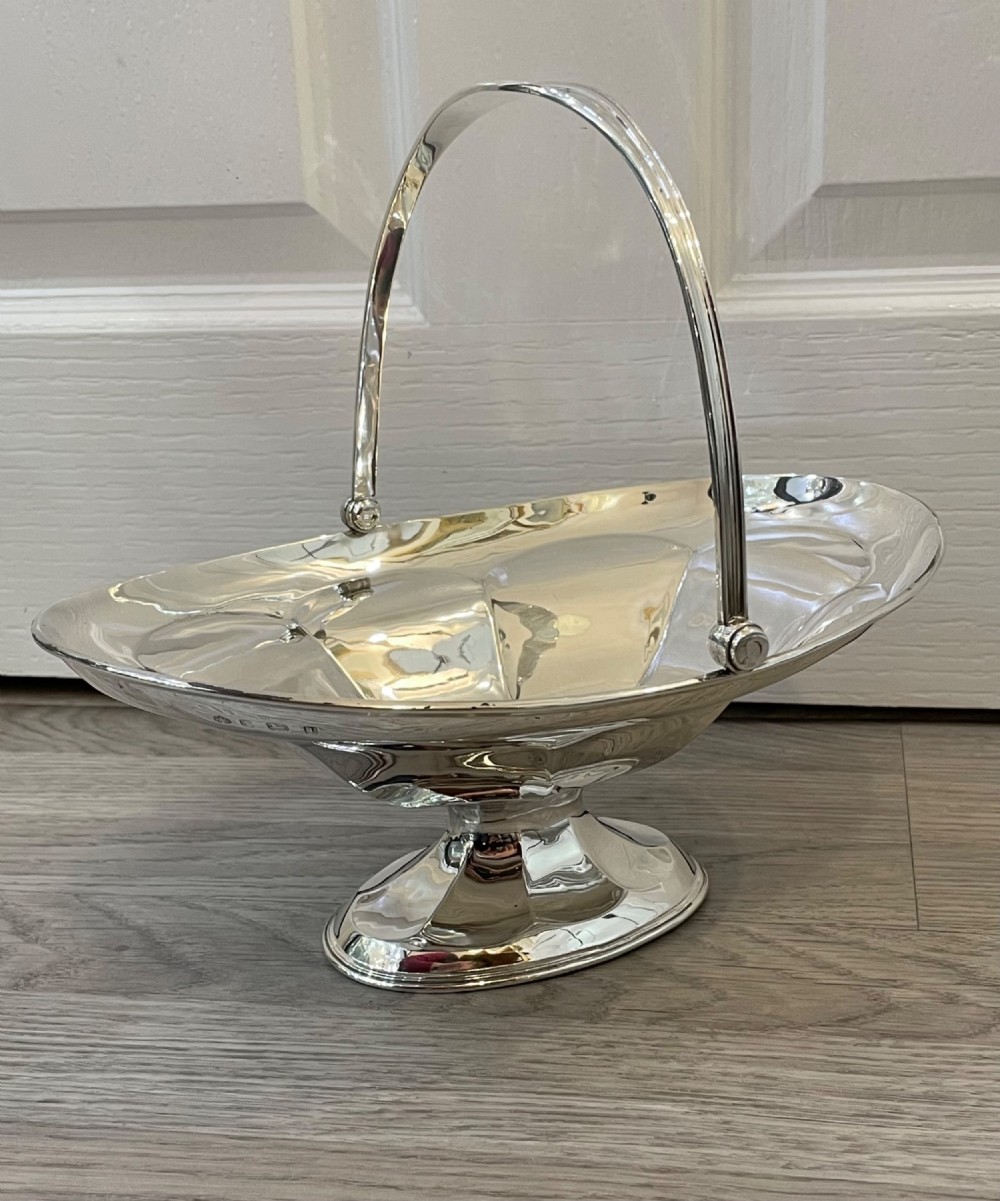 Edwardian Silver Fruit Basket by Elkington