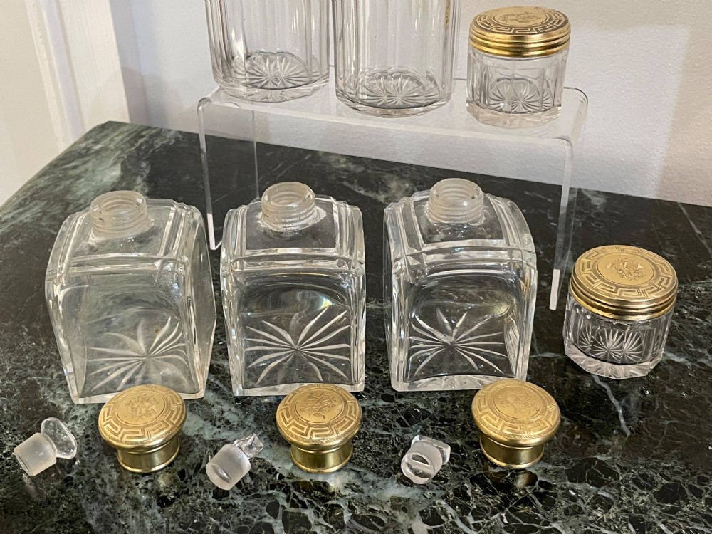 Superb Quality Victorian Silver Gilt Dressing Table Set View III