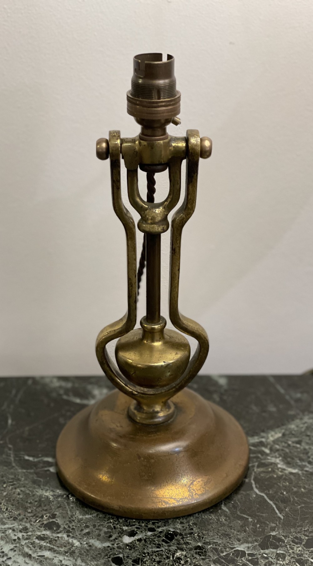 Solid Brass Gimbal Table Lamp