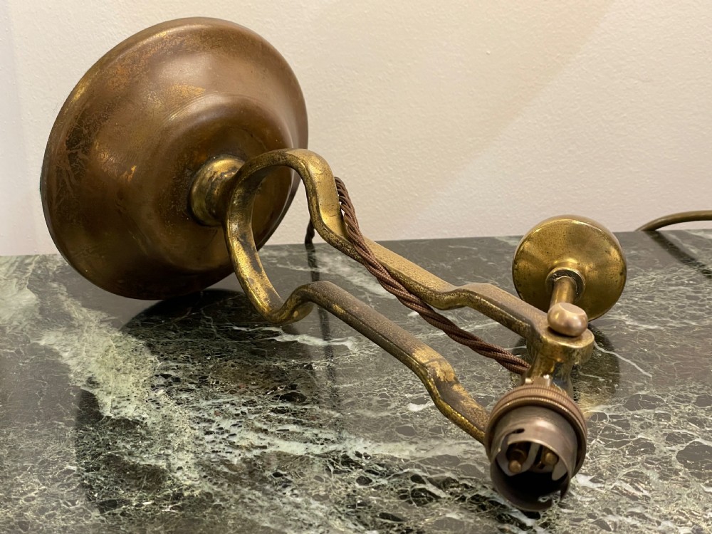 Solid Brass Gimbal Table Lamp View VI