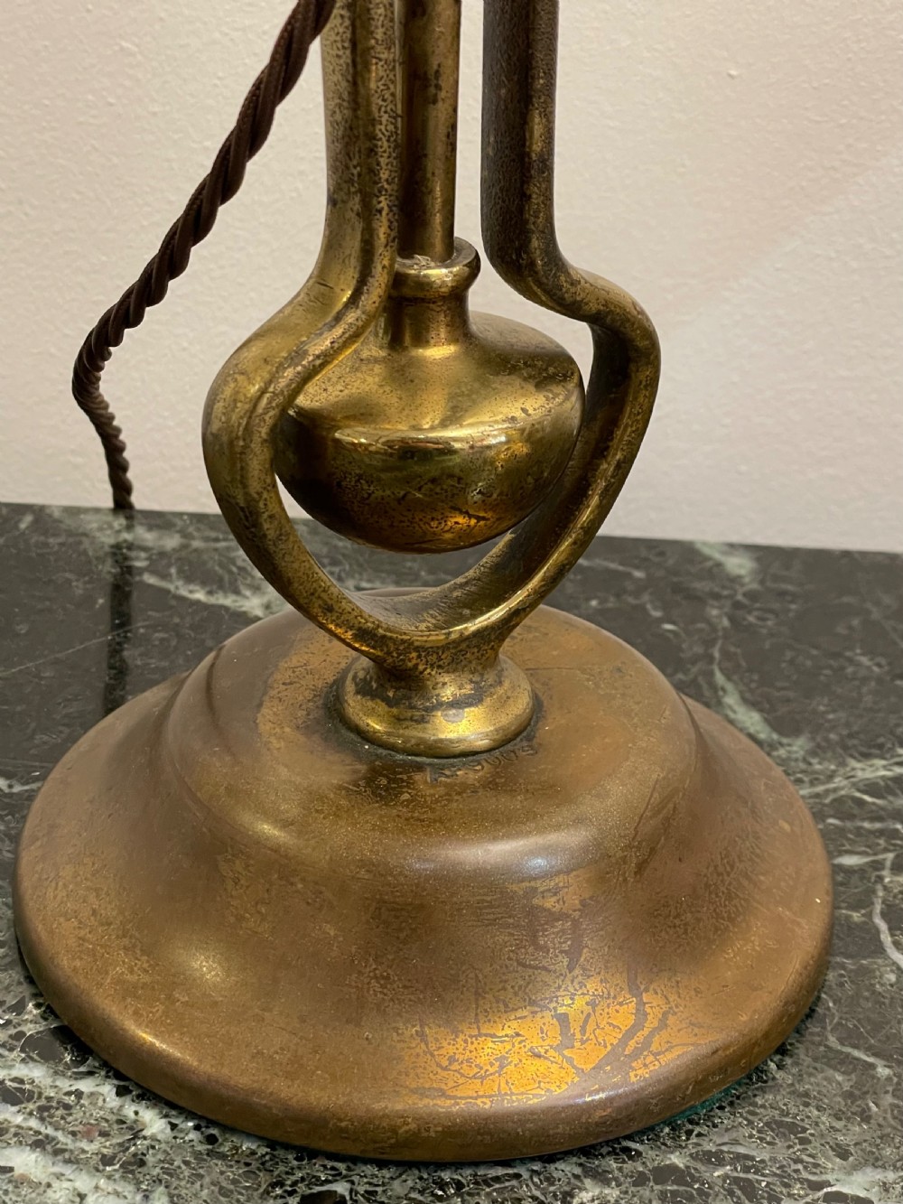 Solid Brass Gimbal Table Lamp View VII