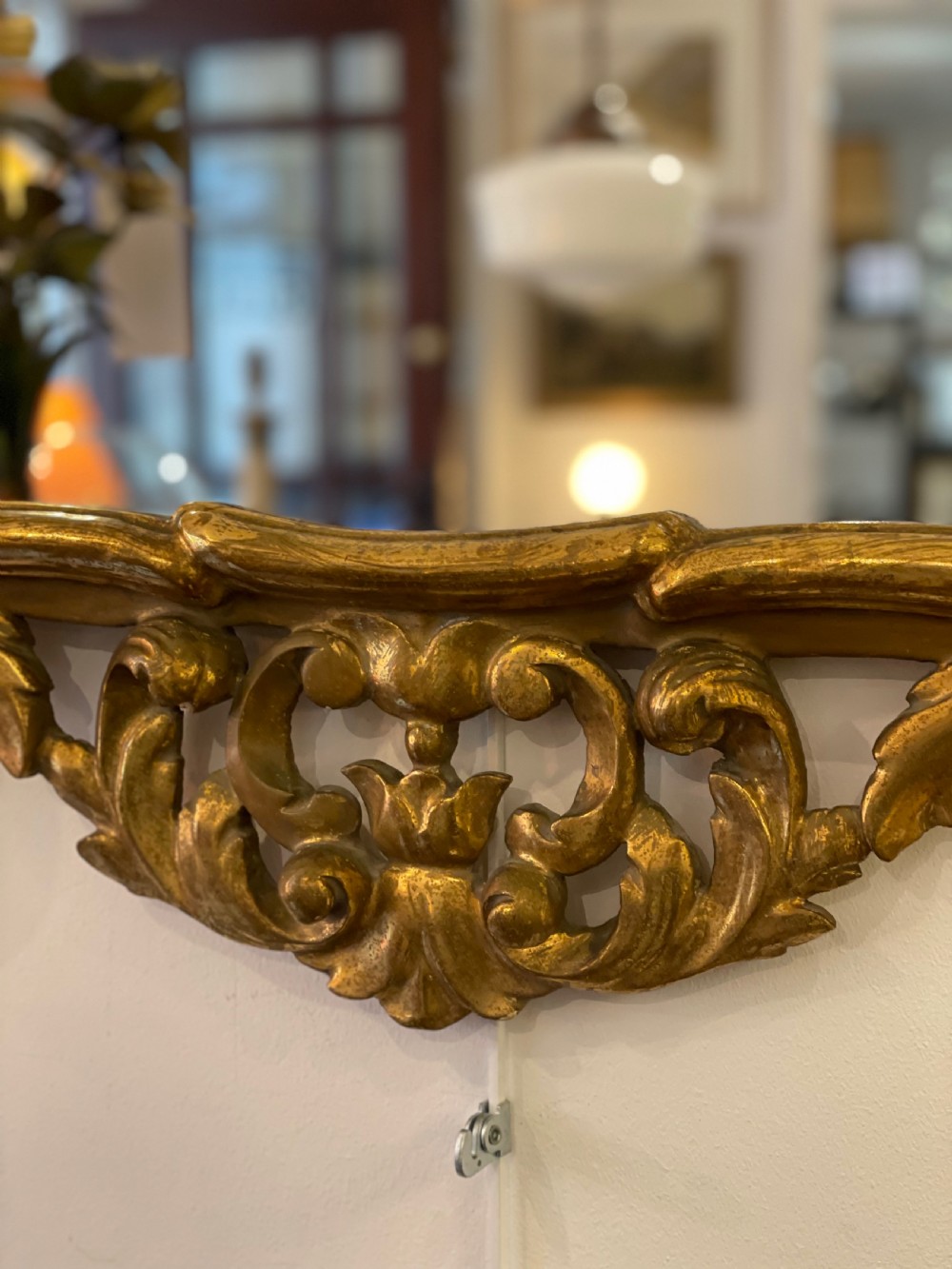 Attractive Italian Gilt Wood Mirror View IV