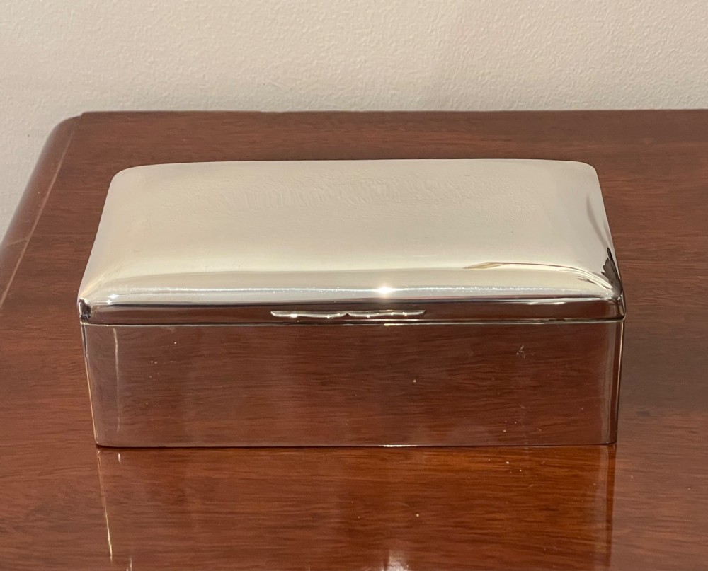 Late Victorian Silver Cigarette Box by Sampson Mordan View II