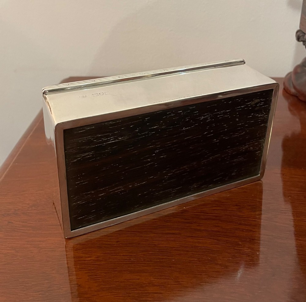 Late Victorian Silver Cigarette Box by Sampson Mordan View VII